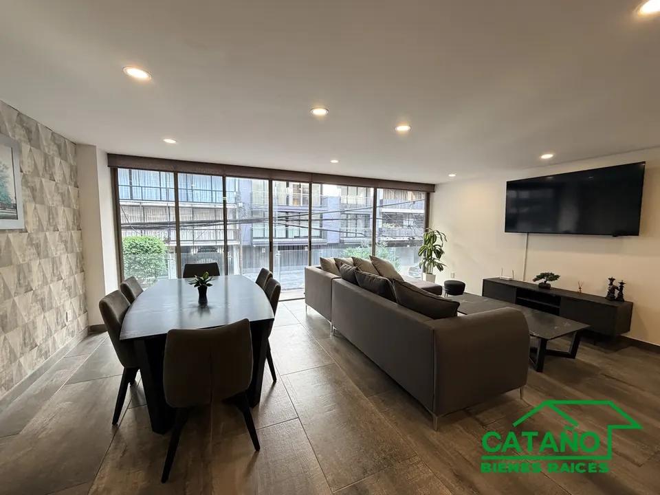 Departamento amueblado en renta en Polanco